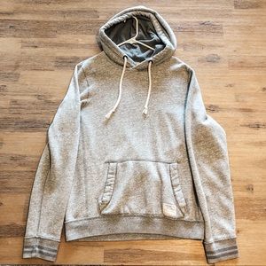 Gray soft hoodie.